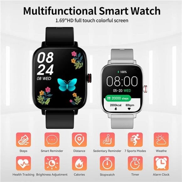 Smartwatch for Women Men Fitness Tracker with Sleep Health Monitor Calorie main image 6
